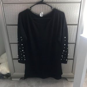 Black pearl pants and shirt